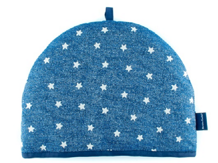 Bunzlau Castle Tea Cozy white stars