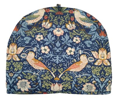 Teew&auml;rmer William Morris Strawberry Thief Navy Blau