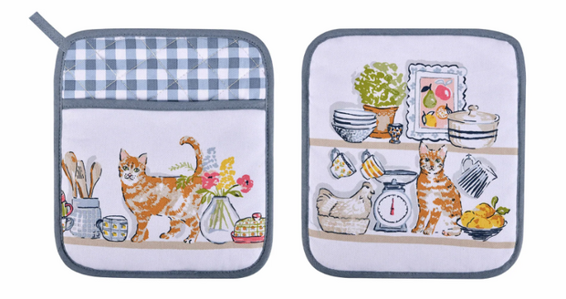 Ulster Weavers Untersetzer mit Einstecktasche Pantry Cats